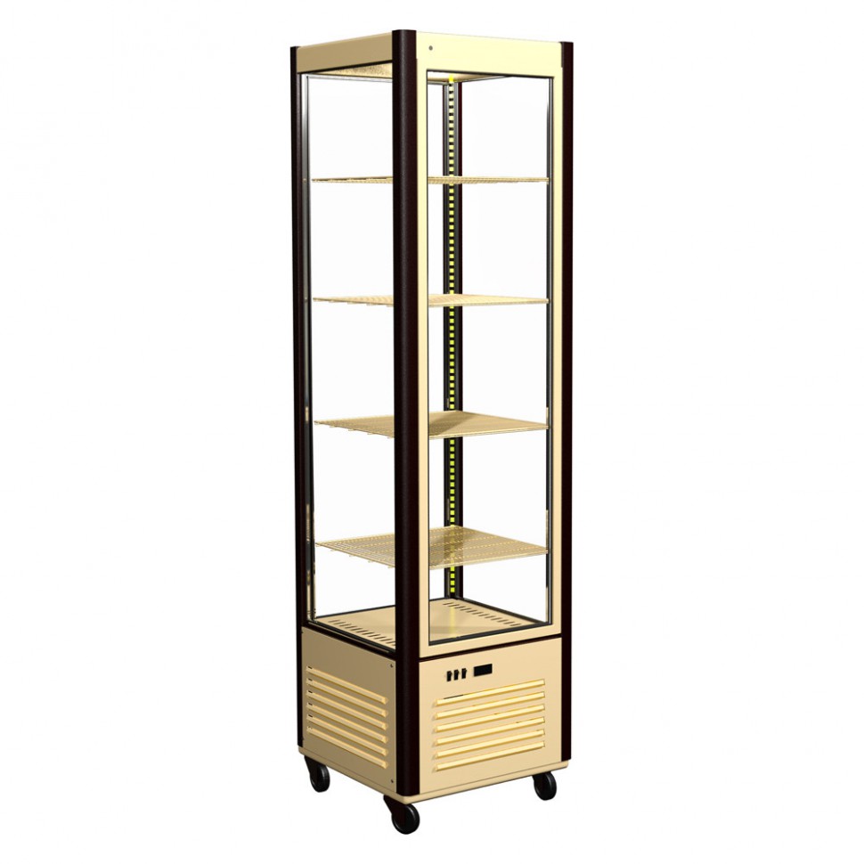 Витрина кондитерская Полюс D4 VM 400-1 (R400С) (1015-0102 (бежево-коричневый)) Витрина кондитерская Полюс D4 VM 400-1 (R400С) (1015-0102 (бежево-коричневый))